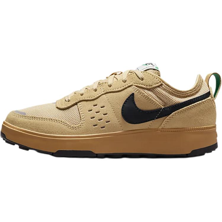 

New Nike C1TY Anti Slip Wear Resistant Low Top Kids Lifestyle Shoes Linen Sesame Brown Stadium Green Black Kids HQ0028-200 38.5