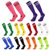 Knee High Soccer Socks for Men Women Stretchy Compression High Tube Socks Striped Athletic Socks for Football Baseball Softball