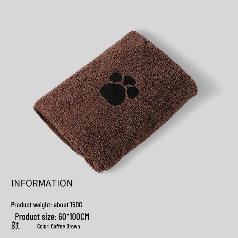 Super Absorbent Quick-Drying Microfiber Pet Bath Towel for Dogs and Cats