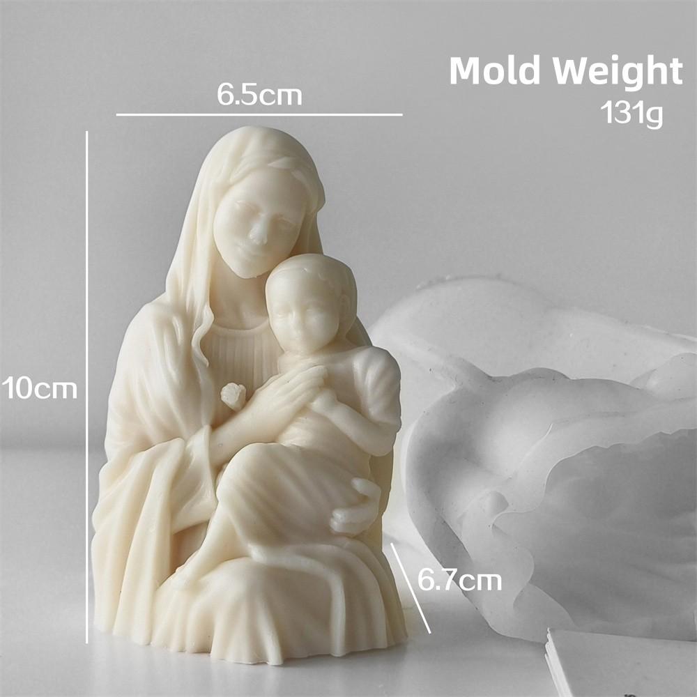 Plaster Mold Non-Stick Goddess Statue Silicone Mold Reusable Epoxy Resin Mold For Art Lovers Interior Decoration Craft