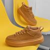 Light luxury Hong Kong style low-top thick-soled cushioning sports shoes Outdoor light and comfortable casual shoes Board shoes