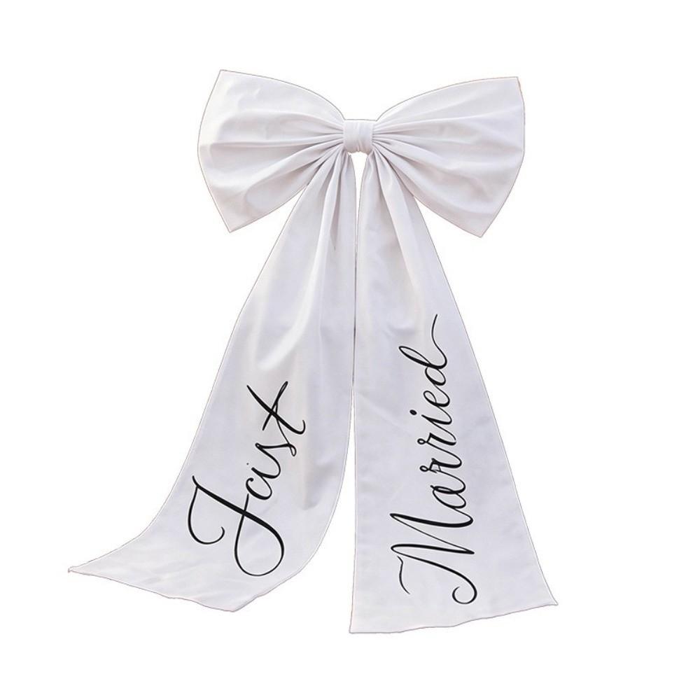 Lovely Style Wedding Car Bow Large Size Just Married Car Decor Romantic Car Ribbon Bow  Wedding Day