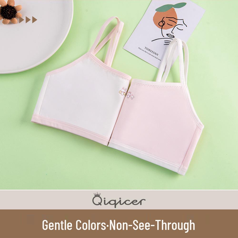 Stage One Pure Cotton Class A Bra Development Girl's Vest for Puberty