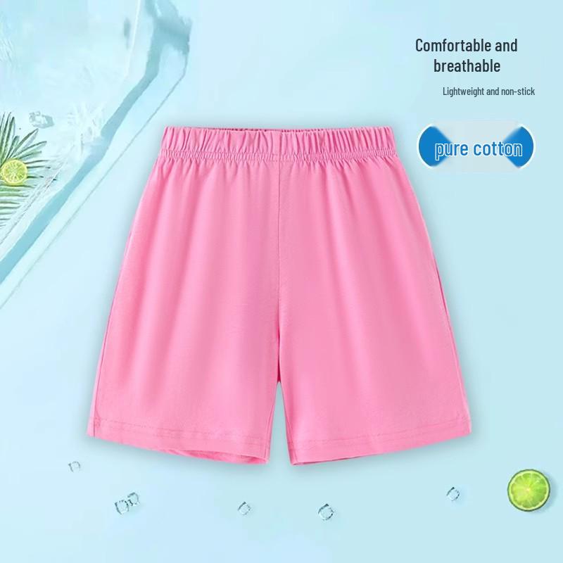 

2025 New Kids All-Cotton Summer Pants & Shorts - Lightweight, Loose Fit for Boys & Girls 130 cm