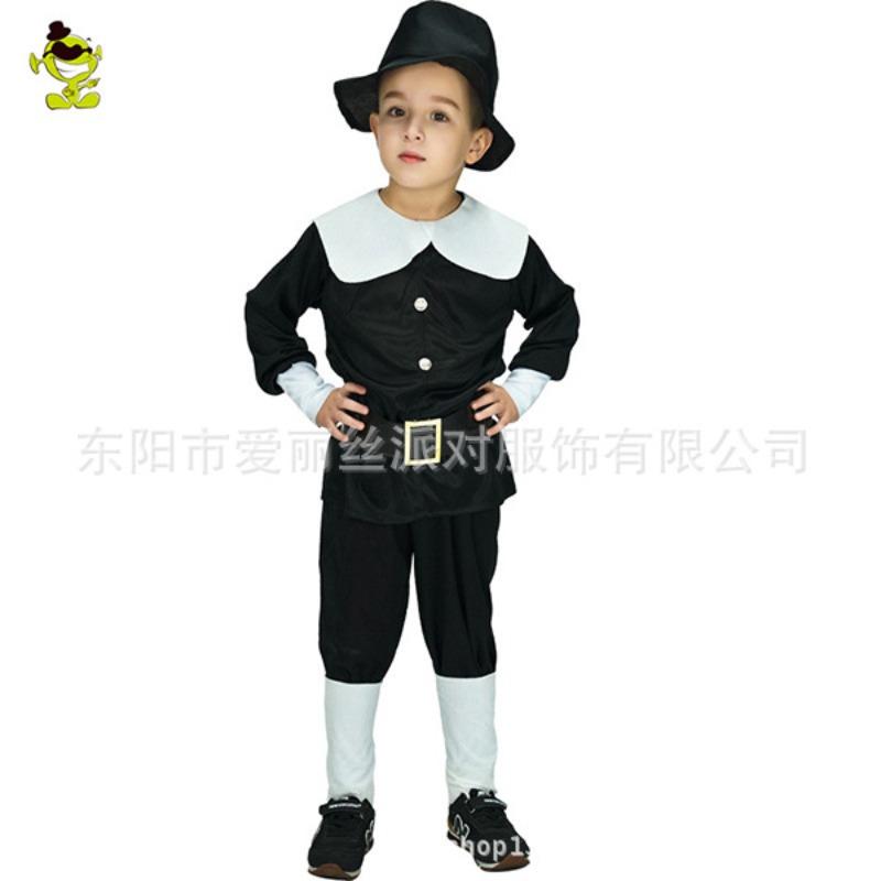 

Halloween children s butler role-playing party costumes, little hero stage performance costumes l/10-12 years old 140-152cm