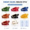 Solid Color Pin Buckle Belt Metal Buckle Thin Leather Belt Fashion Genuine Leather Belt  For Women