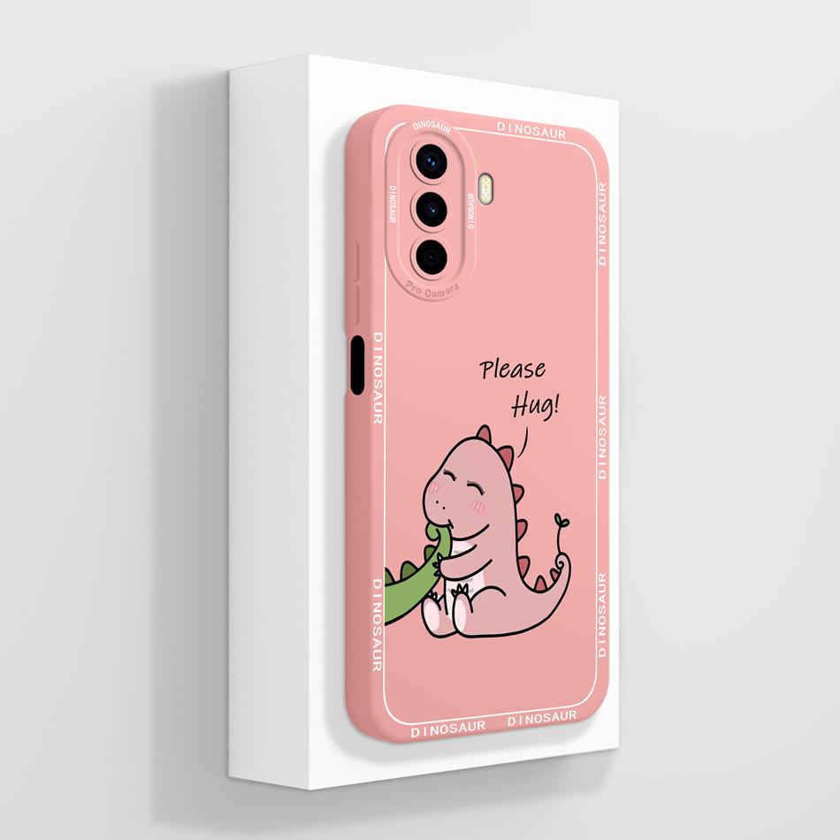 Case For Huawei Nova Y70 Plus Art Bear Full Coverage Anti Drop Funda For Huawei Nova Y 70 Y70+ Liquid Silicone Phone Back Cover