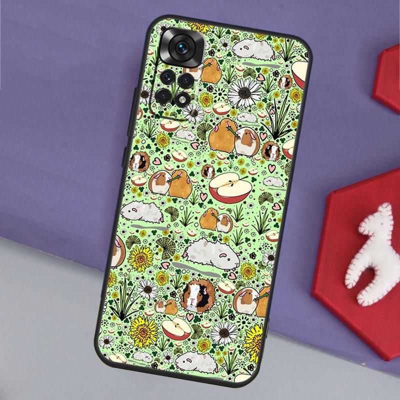 

Забавный чехол с рисунком морской свинки для Xiaomi Redmi Note 14 13 12 Pro 11 9 10 9S 10S 11S 12S Redmi 14C 10C 12C 13C Redmi 9C