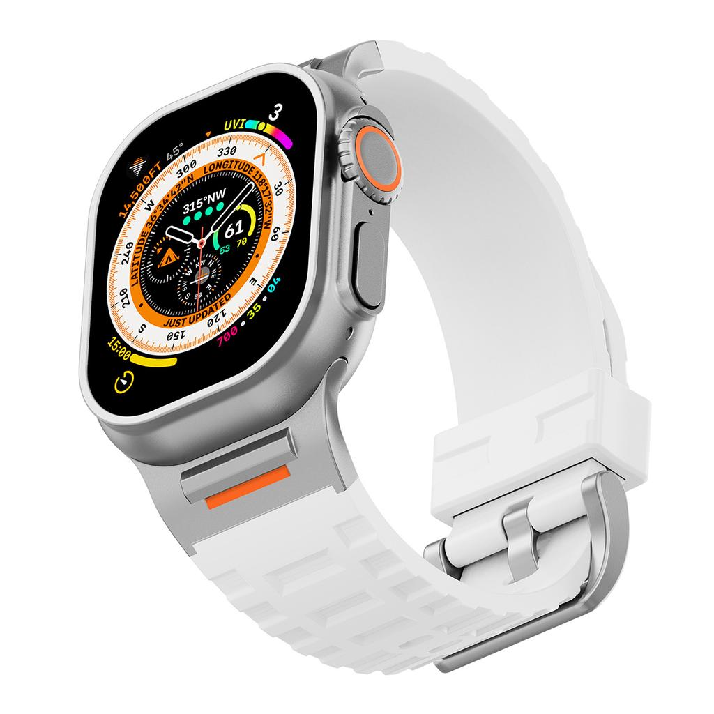 3 Style New Sport Band For Iwatch Ultra 3/2 49mm 42 44 45 46mm Silicone Strap For Apple Watch Series 11 10 9 8 7 6 SE3 Bracelet
