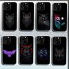 Coole AUGEN Eule Handyhülle Für iPhone 16,15,14,13,12,11 Plus,Pro,Max,XR,XS,X,Plus,SE,Mini Transparent Weiche Hülle