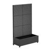 70.87x47.24x15.75inch Outdoor Standing Flower Beds Drainage Hole Outdoor Privacy Planters for Patio Deck Balcony Climbing Vines