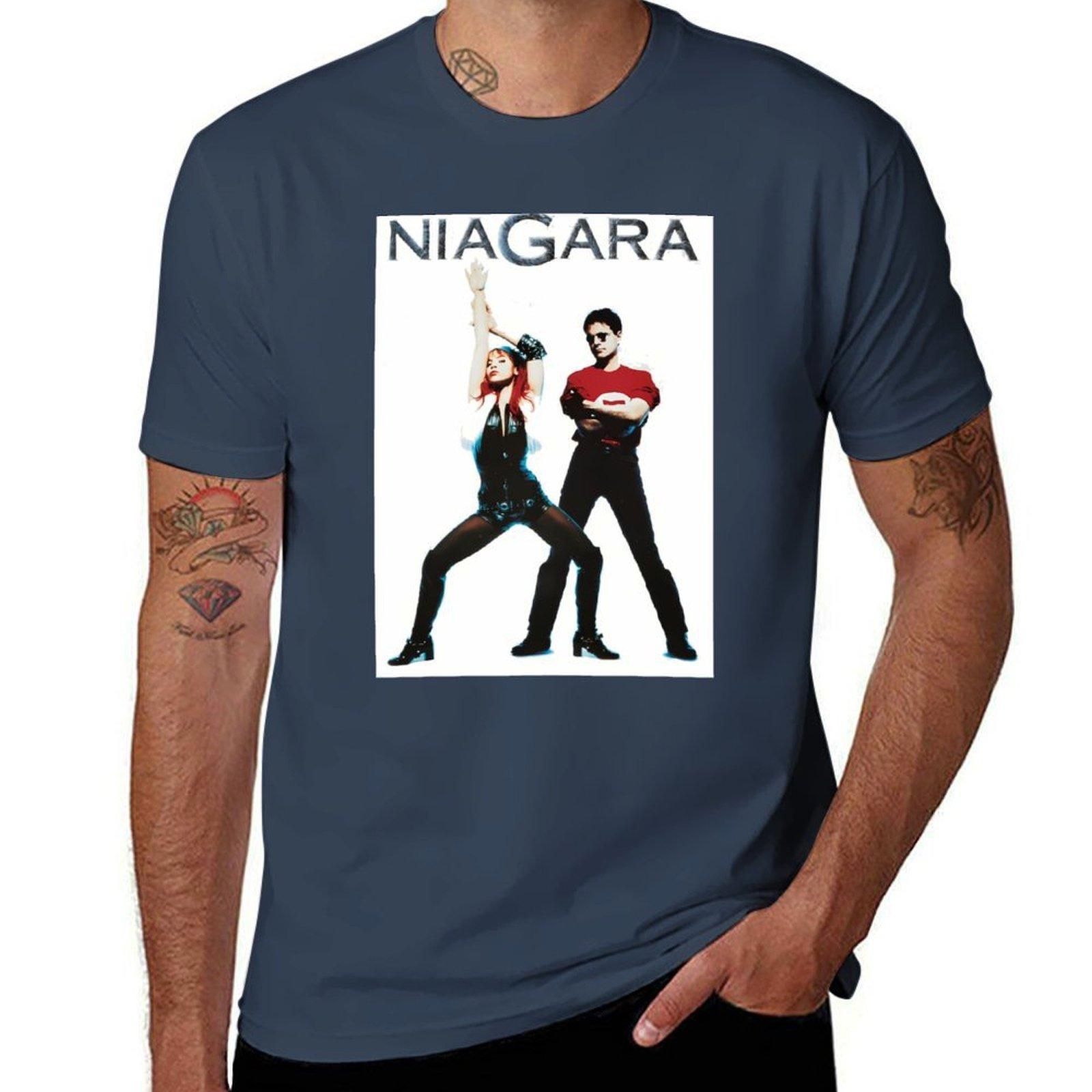 Niagara Rock Vintage French Muriel Daniel TShirt Fashion Casual Short Sleeve TShirt S