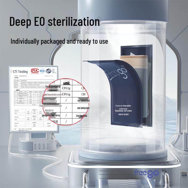 Freego Men's 7A Antibacterial Boxer Briefs (3-Pack)