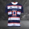 Popular Football Series Cruz Azul Away Goalkeeper Training Uniform Same Style Trendy Men's Adult Children's Men's T-shirt
