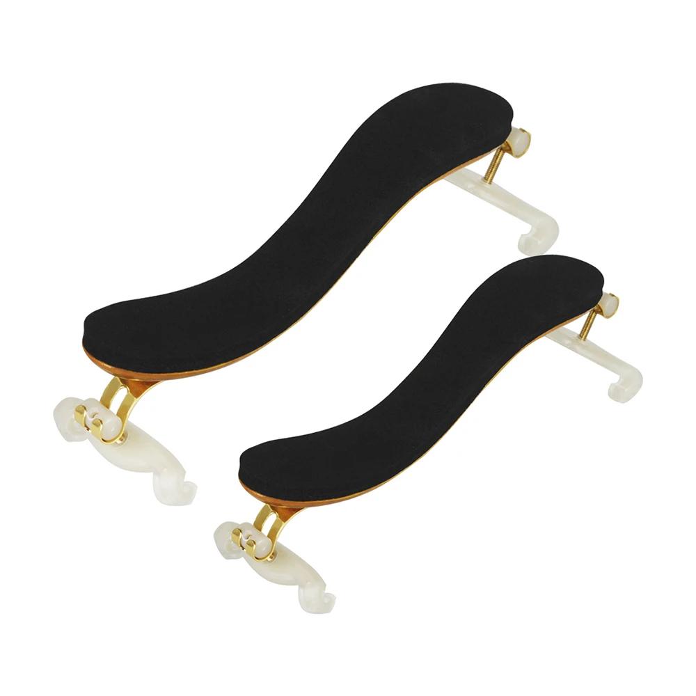 Violin Shoulder Pad Adjustable Professional 1/2 1/4 3/4 4/4 Fiddle Shoulder Rest Black Padded Stringed Instrument Accessories