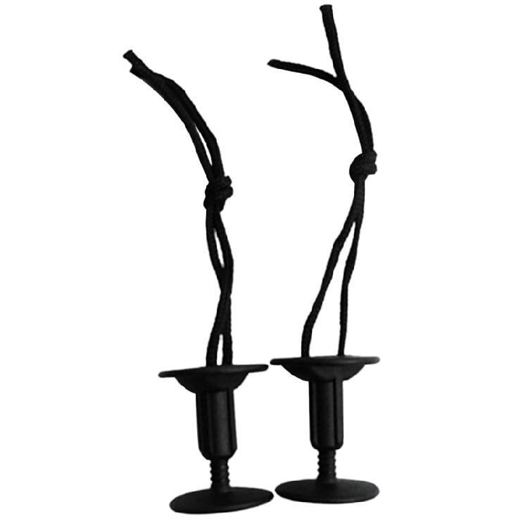 2Pcs Surfs Board Leash Leg Rope Plugs For Surfs Board Paddles Body Board Enduring Surfboard Leash Plug with Cord String