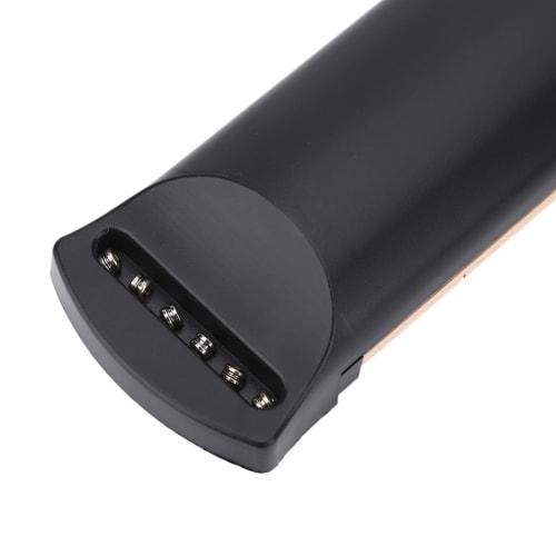 6-String Pocket Guitar Left-Handed - Compact Practice Guitar, Lightweight Design Perfect for Beginners, Traveling Musicians and Performers.