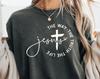 Jesus Bible Verse Comfort Colors T-Shirt, Christian Gift for Women