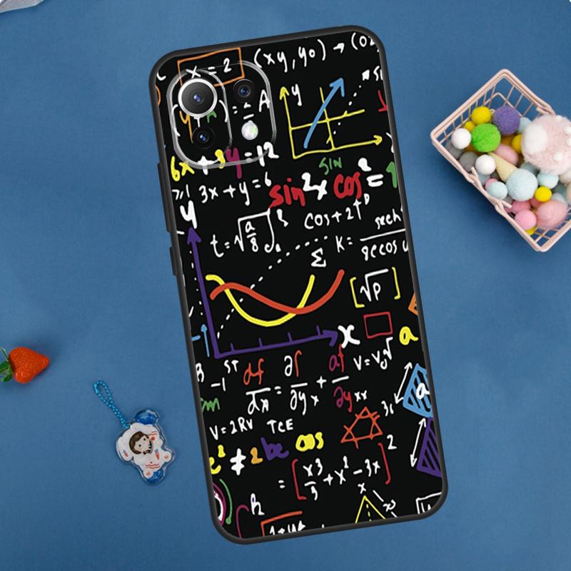 Mc2 With E=mc Math Case For POCO F5 X3 X5 Pro X4 F4 GT C40 M5s F3 Cover For Xiaomi 13 12 Lite 12T 11T Pro 12X