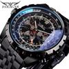 Jaragar Men'S Fashion Casual Hollow Multifunctional Large Dial, Automatic Mechanical Watch