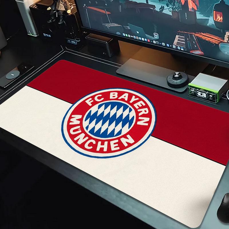 FC Bayern Munchen Large Size Mouse Pad Large Gaming Table Cushion Non-slip Laptop Tablet Big Mousepad XXL Mat Mini PC Playmat With Lock edge
