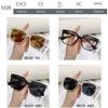 Men's Sunglasses New Version Retro Men's and Women's Same Trend Retro Square Fashion Rice Nails Sunglasses