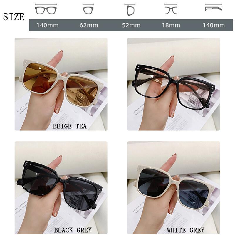 Men's Sunglasses New Version Retro Men's and Women's Same Trend Retro Square Fashion Rice Nails Sunglasses