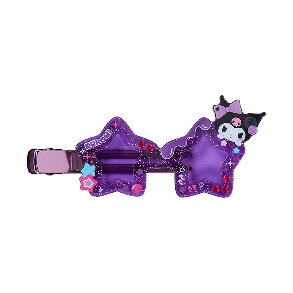 Sanrio Bangs Clip Kuromi Acrylic and Steel Hair Clip for and Desk Ages 125156 (SANRIO) (#SanrioGakuenKiramekiSai) Makeup, Meals, Work, 3+,