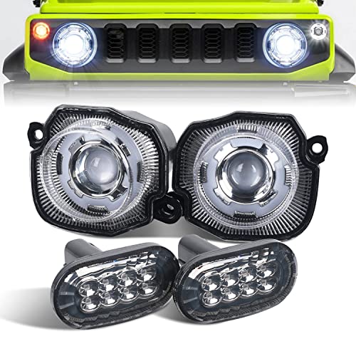 

Jimny JB64 Jimny Sierra JB74 Светодиодный указатель поворота передней решетки, боковой указатель поворота, комплект указателя поворота, функция дневного ходового света, гипер вспышка