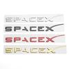 For Tesla Model 3 Y S X DUAL MOTOR Emblem 3D SPACX emblem Accessories Underlined Letters Logo Performance Badge Trunk Sticker