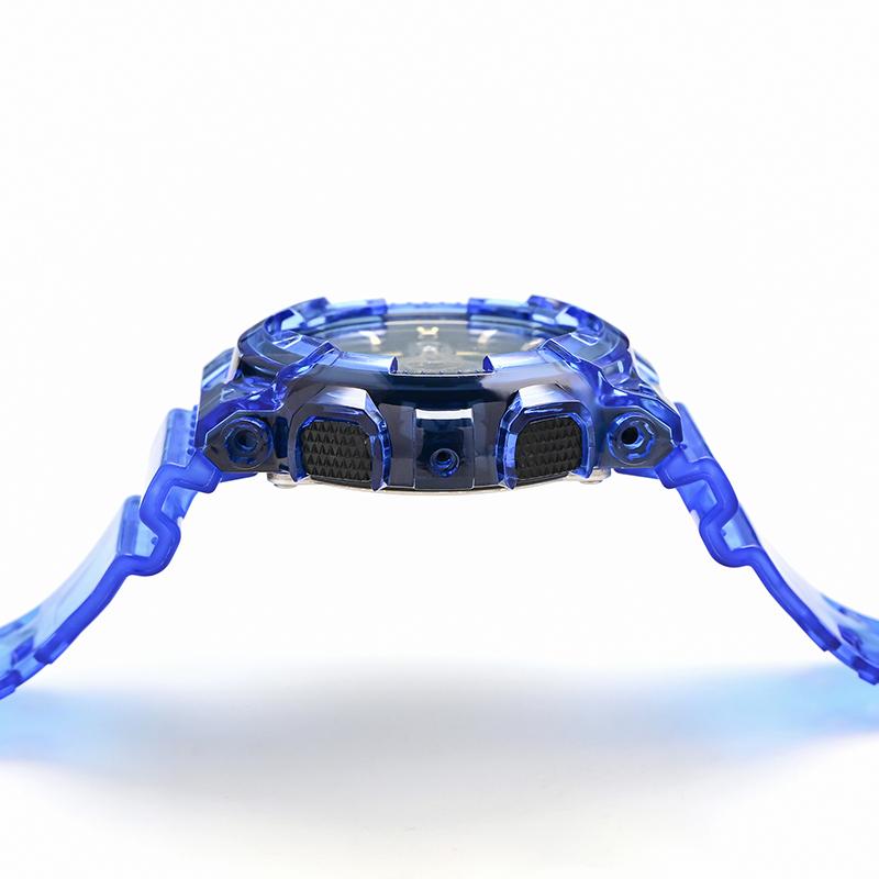 För Casio G-Shock GA-100/110/120 GD-100/110/120 GAX-100 GLS-100 Silikonarmband Boettsats Transparent Sportklocka Armband