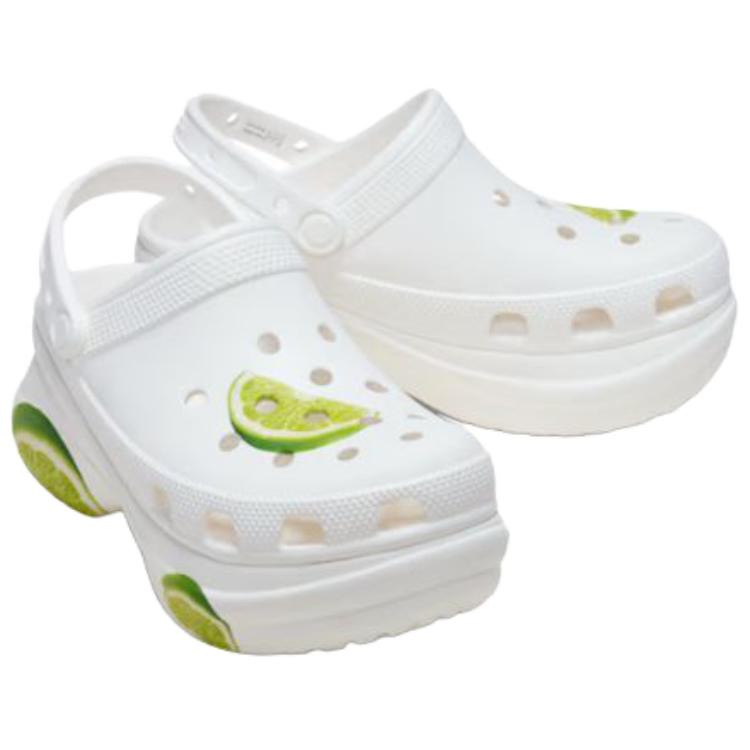 Crocs Bae Clog Casual Hole Shoes Women's White Green