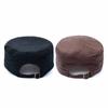 1PC Fashion Men Women Five Colors Unisex Adjustable Classic Style Plain Flat Vintage Army Hat Cadet Military Patrol Cap