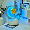 2 In 1 Bluetooth Speaker Music Player Night Light Wireless Music Player Star & Moon Night Lamp Romantic Gift