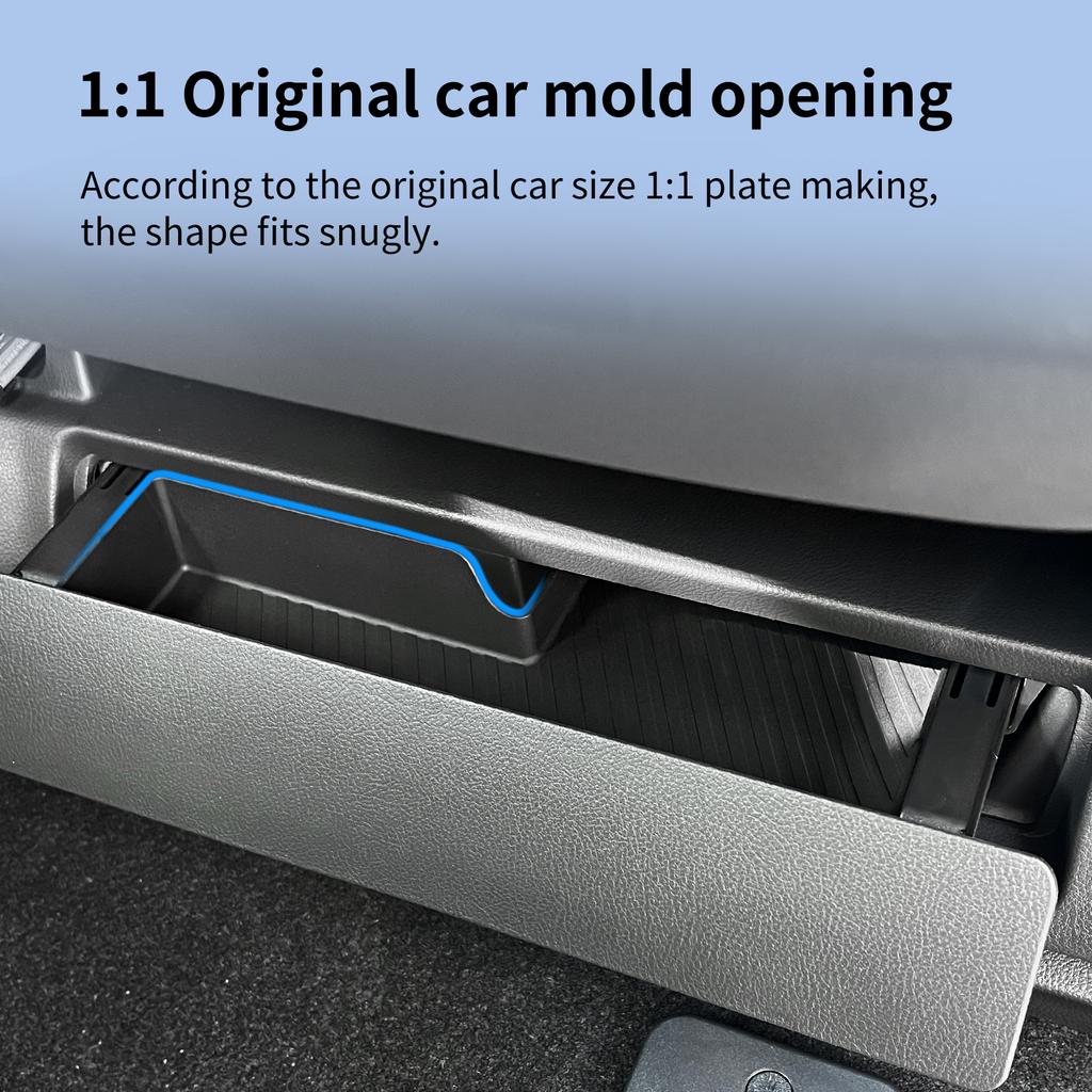 SMABEE for Toyota Alphard Verfire 40 Series 2024 2024 Underseat Storage Box TPE Second Row Seat Lower Tray Organizer Accessories