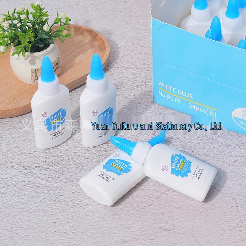 40g Student Handmade White Glue for Woodworking, DIY Models, Floral Art, Paper Cutting, and Flower Pasting