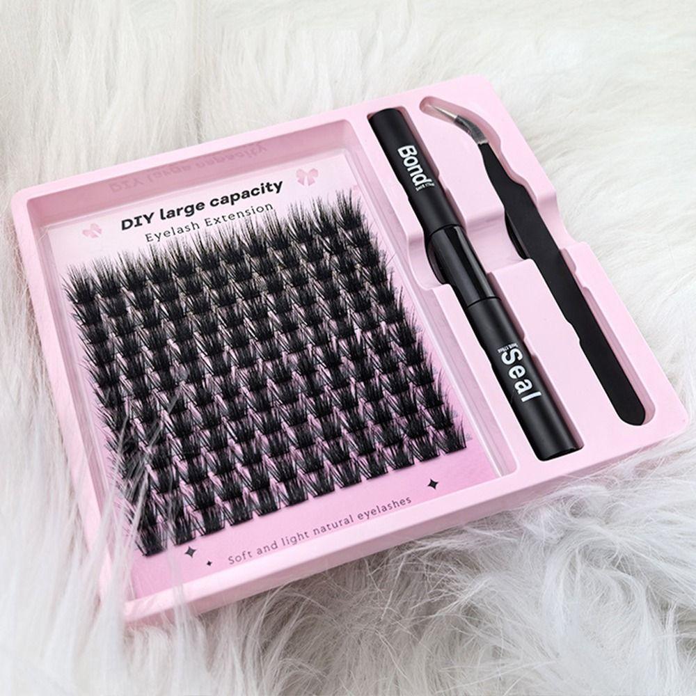 

Long Lasting Individual Lashes Cluster Segmented DIY Lash Extension Kit Cosplay Style 4