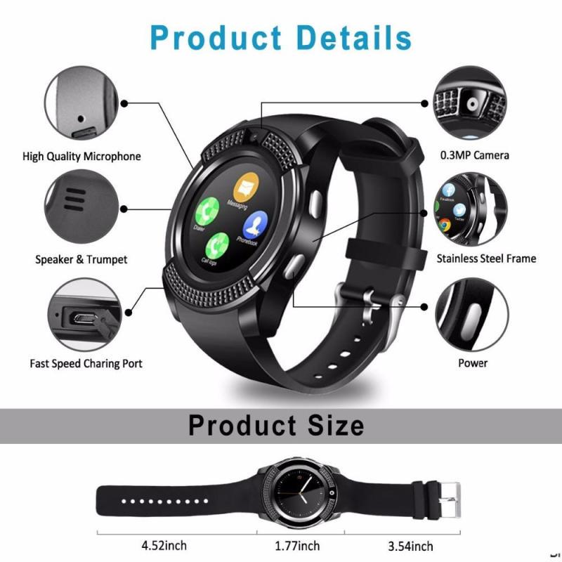 whatsapp smartwatch v8