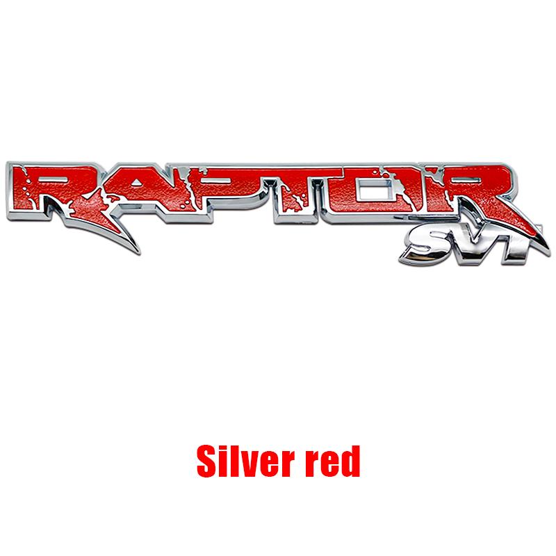 FMCL1 RAPTOR Emblem Sticker ABS 3D Car Sticker Plastic Logo Badge For Ford Fusion Focus Mk2 Fiesta Mk3 Mondeo Mk4 Ranger Kuga Mk7 Max