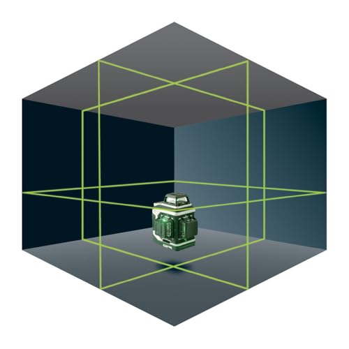 Niigata Seiki SK Green Laser, Full Black, Class 2, 360-Degree Emission, 3.7V Lithium-Ion Battery, GMW-360FL