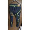 Used Japanese Pattern Patchwork Denim Pants Indigo Blue Men's Jeans