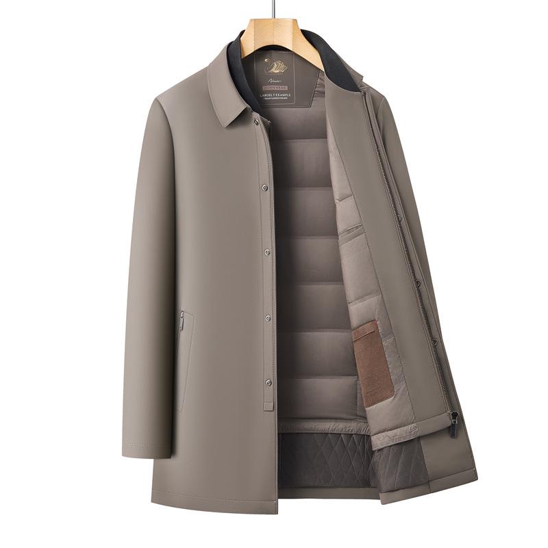 Men's Winter Coat with Detachable Liner: Insulated Jacket for All Ages