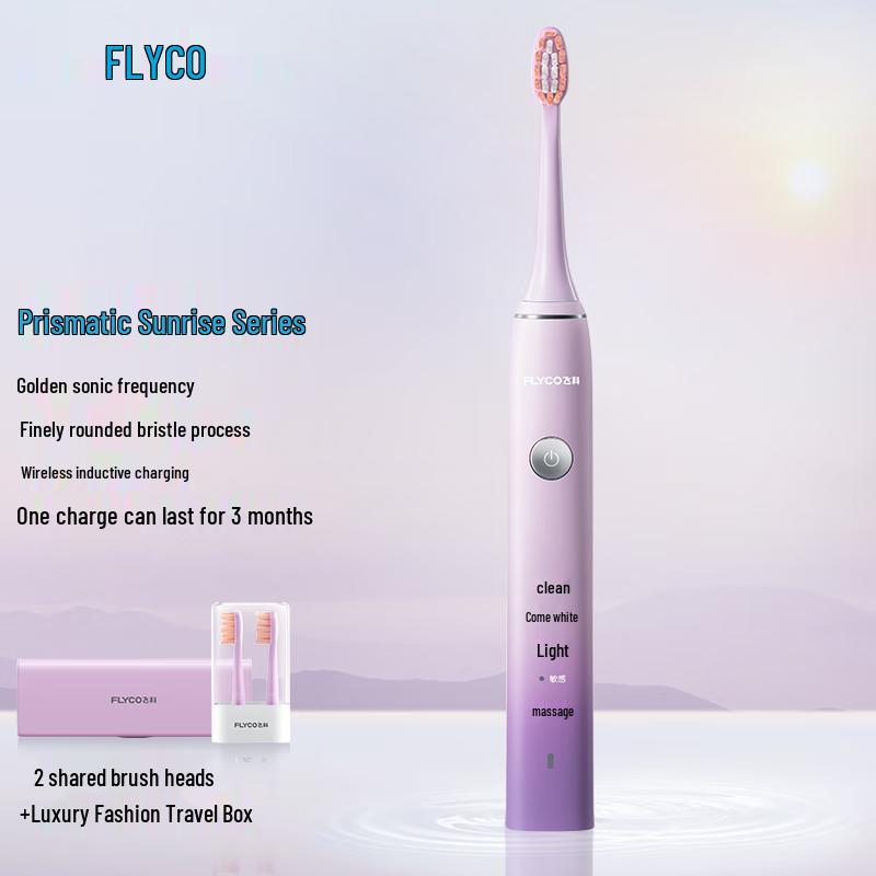 FLYCO Smart Sonic Electric Toothbrush FT7105 CN Plug (adapter Included)