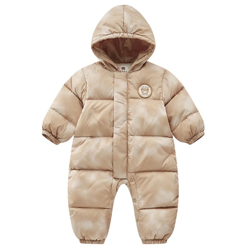 Labby Baby Hooded Down Romper