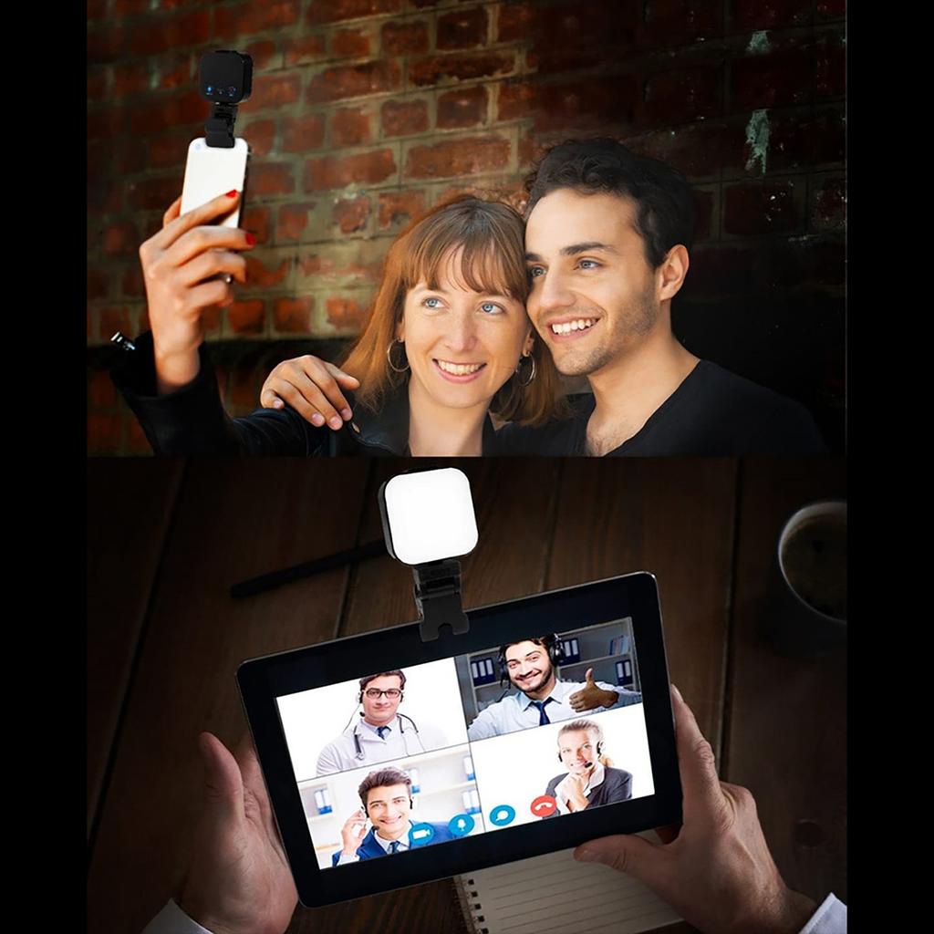 4.5W Pocket Photography Lamp Bi color LED Light Portable Vlog Light 3000K 9900K Color Temperature Dimmable with 2000mAh