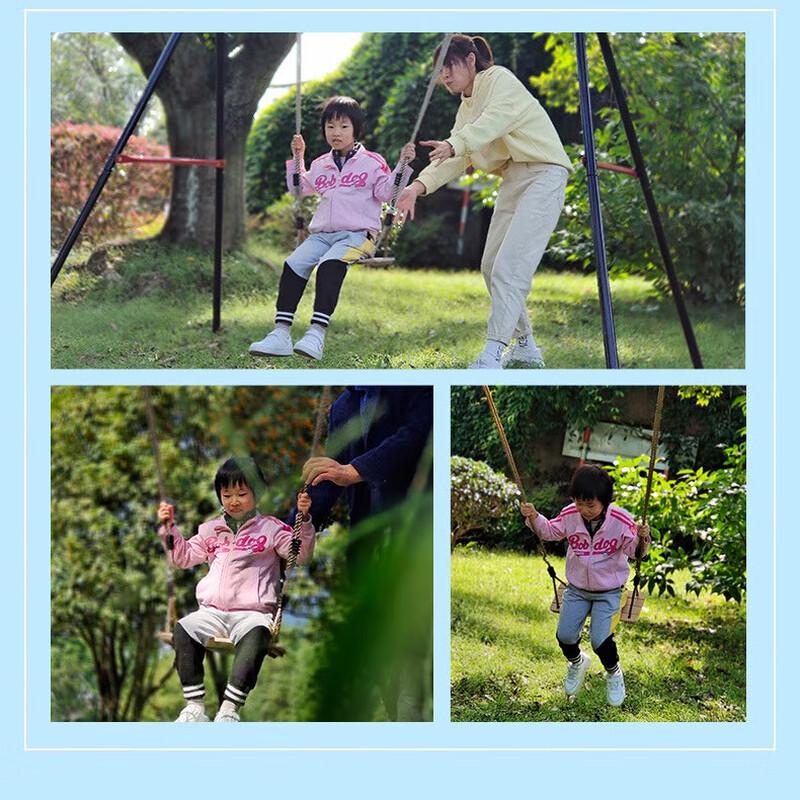 Children's Pine Wood Indoor Outdoor Swing