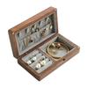 Ideamall Jewelry Box Accessory Case Wooden Accessories Storage