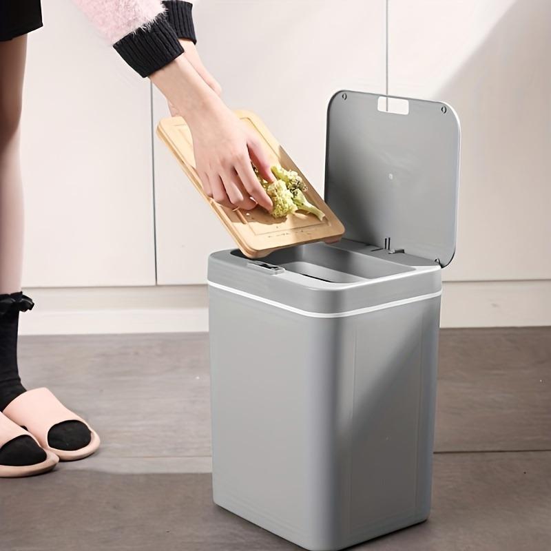 Smart Motion Sensor Trash Cans, Touchless Automatic Garbage Bins with Odor-Sealing Lids, Trash Can for Home and Office