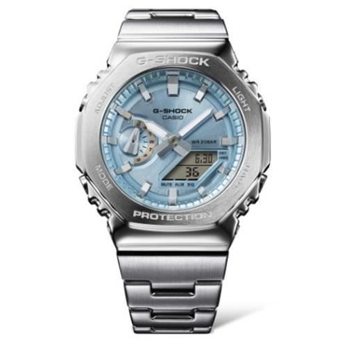 Casio GM-2110D-2AER one size SØLV Stål Unisex GM-2110D-2AER