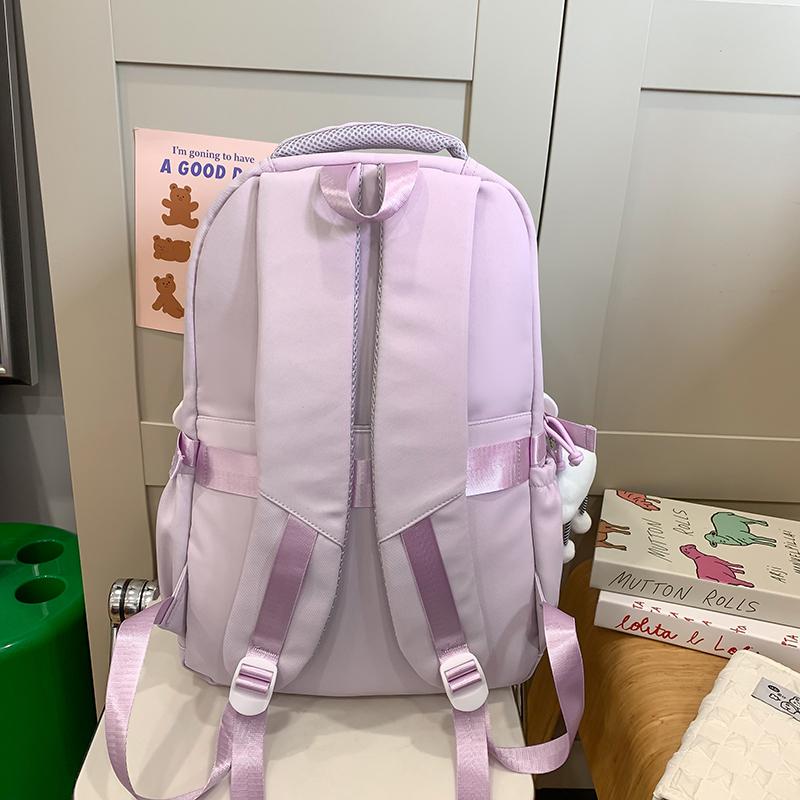 Rucsac pentru colegiu Geantă de școală pentru elevi de gimnaziu Rucsac de mare capacitate în contrast de culoare